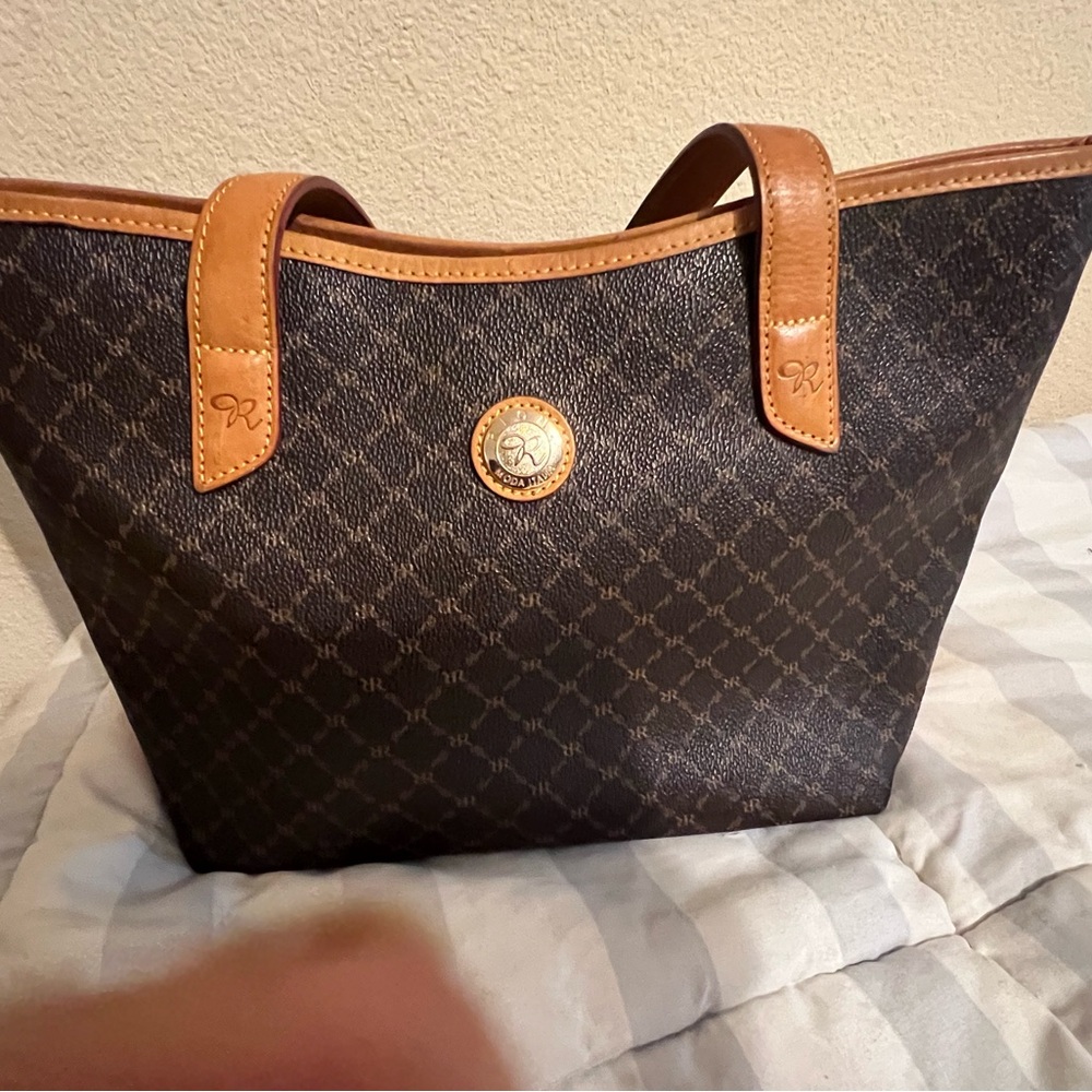 RIONI  leather brown bag